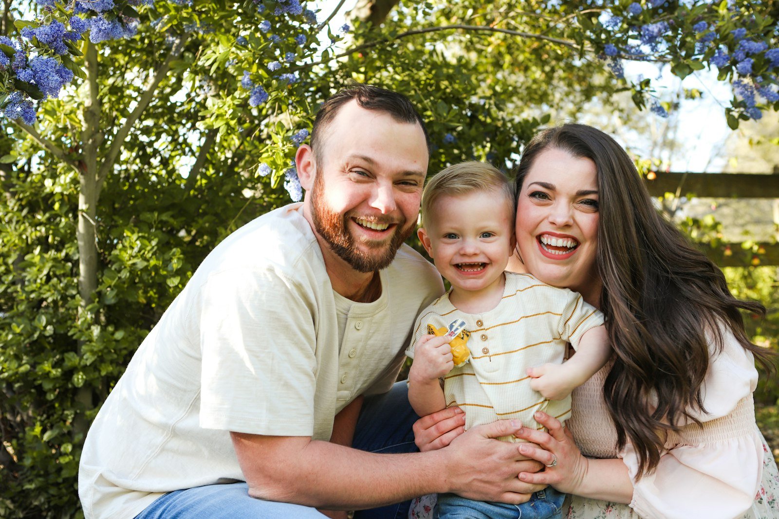 A family enjoying time together outdoors